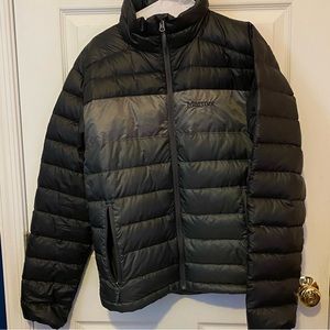 Marmot 600 Fill Gray Black Ombré Puffer Coat